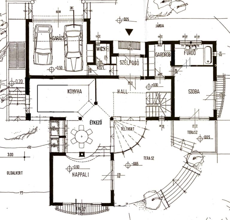 Eladó Villa - Foldszint alaprajz